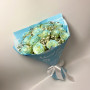 15 голубых роз и гипсофил фото 4